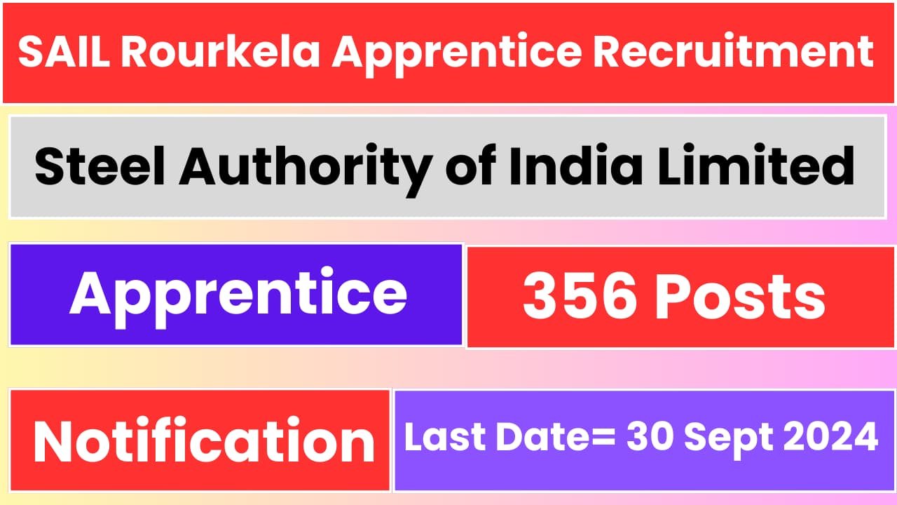 SAIL Rourkela Apprentice Recruitment 2024