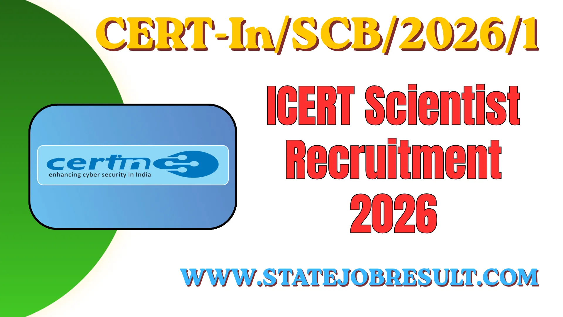 ICERT Scientist B Recruitment 2026