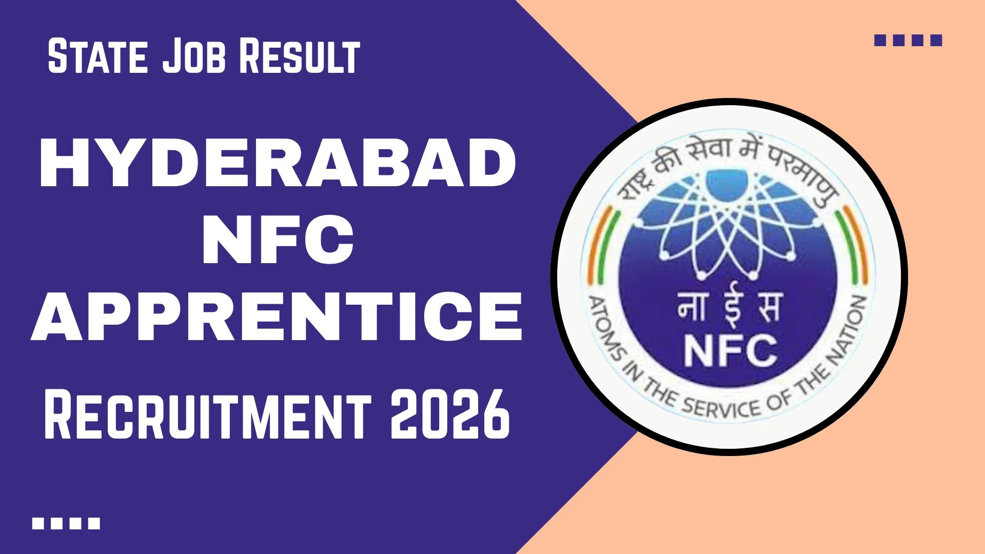 Hyderabad NFC Apprentice Recruitment 2026