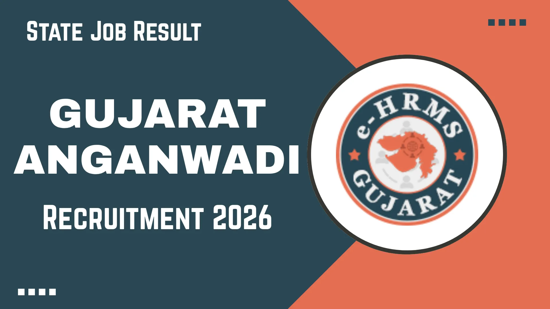Gujarat Anganwadi Worker Helper Recruitment 2026