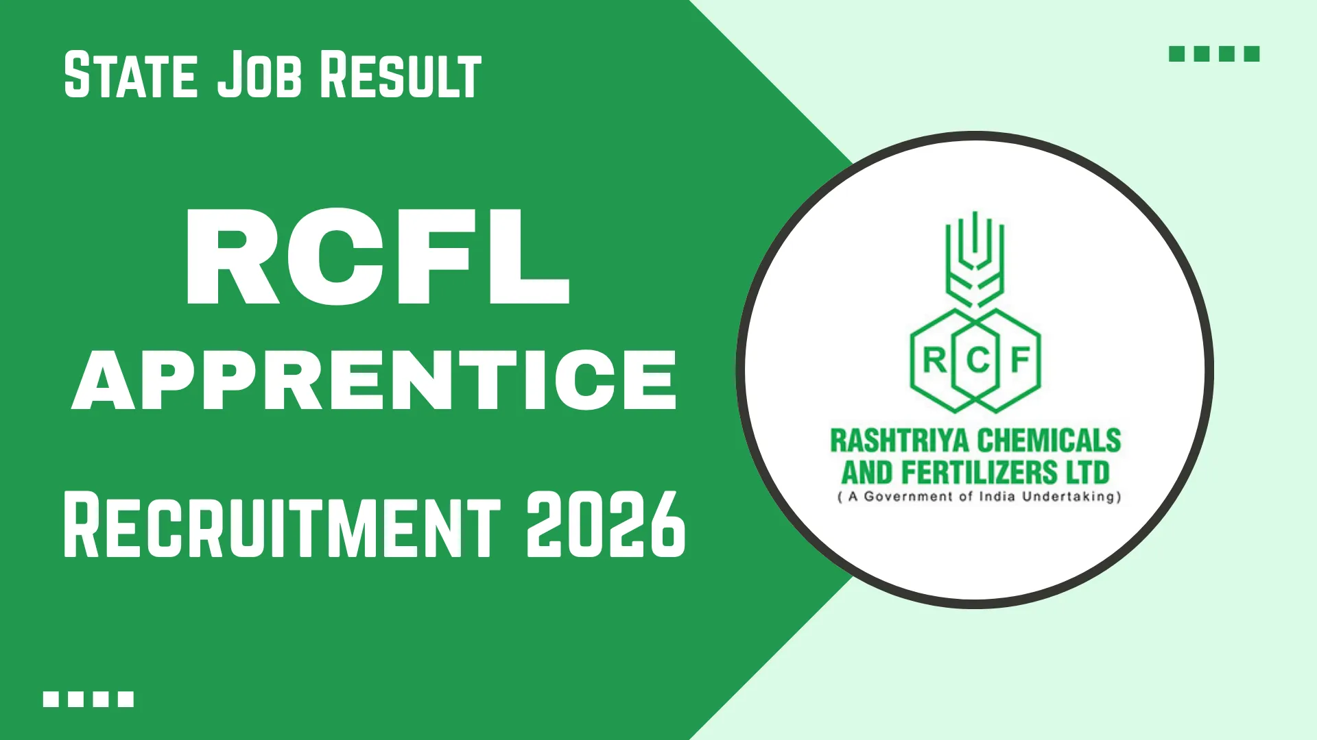 RCFL Apprentice Recruitment 2026