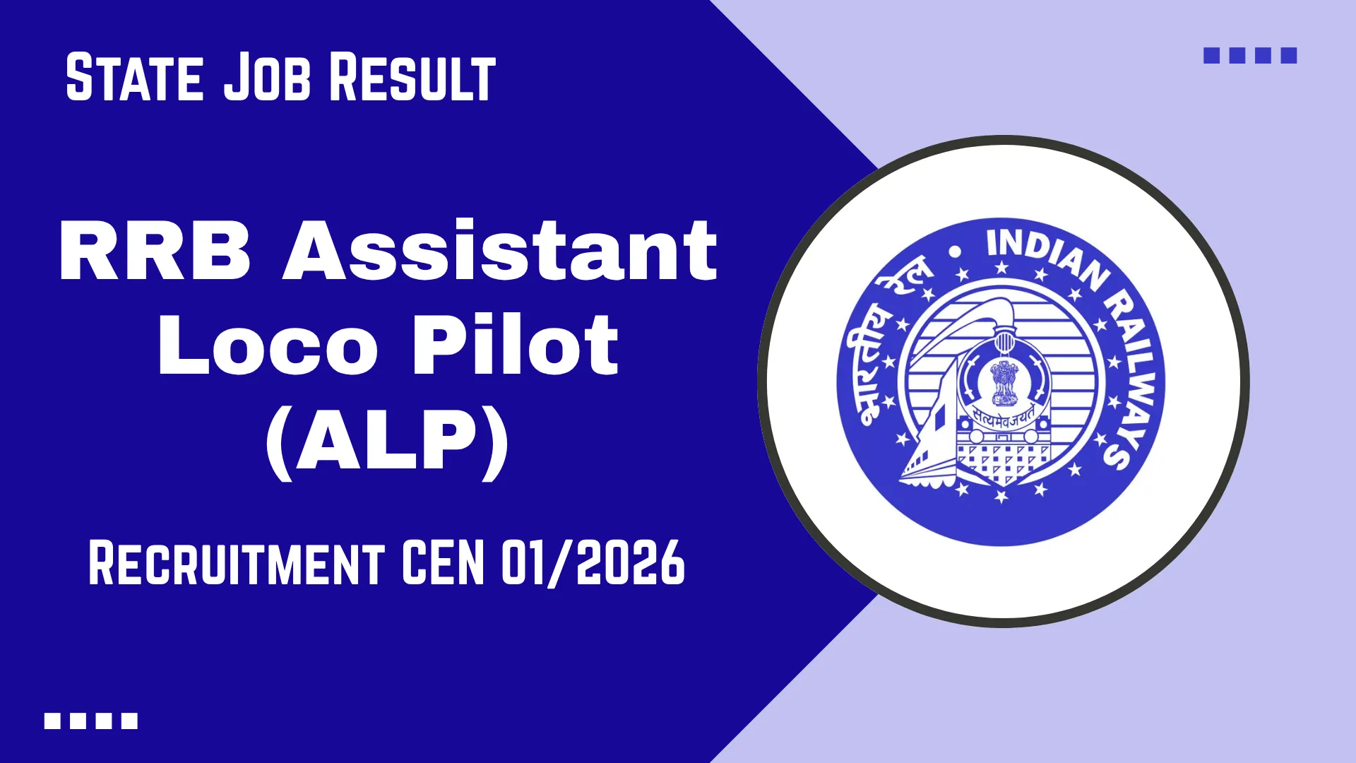Railway RRB ALP Recruitment 2026