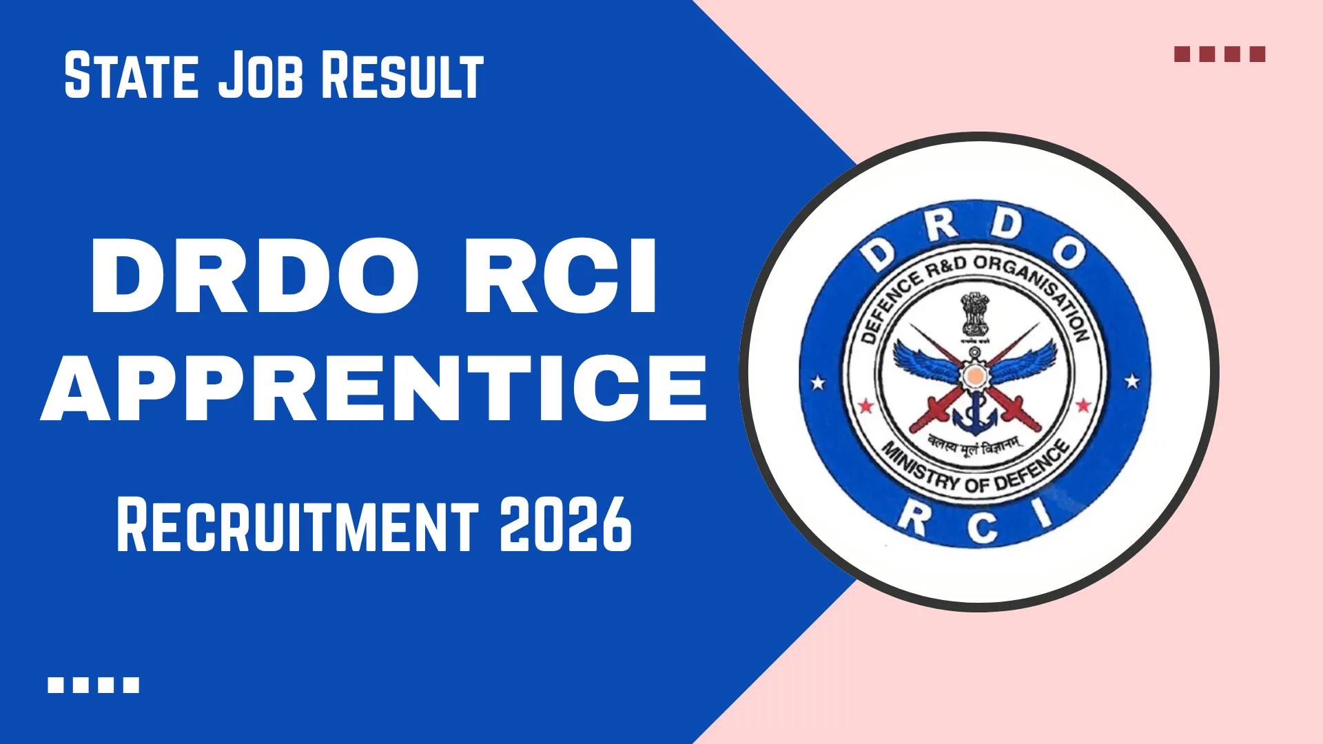 DRDO RCI Apprentice Recruitment 2026