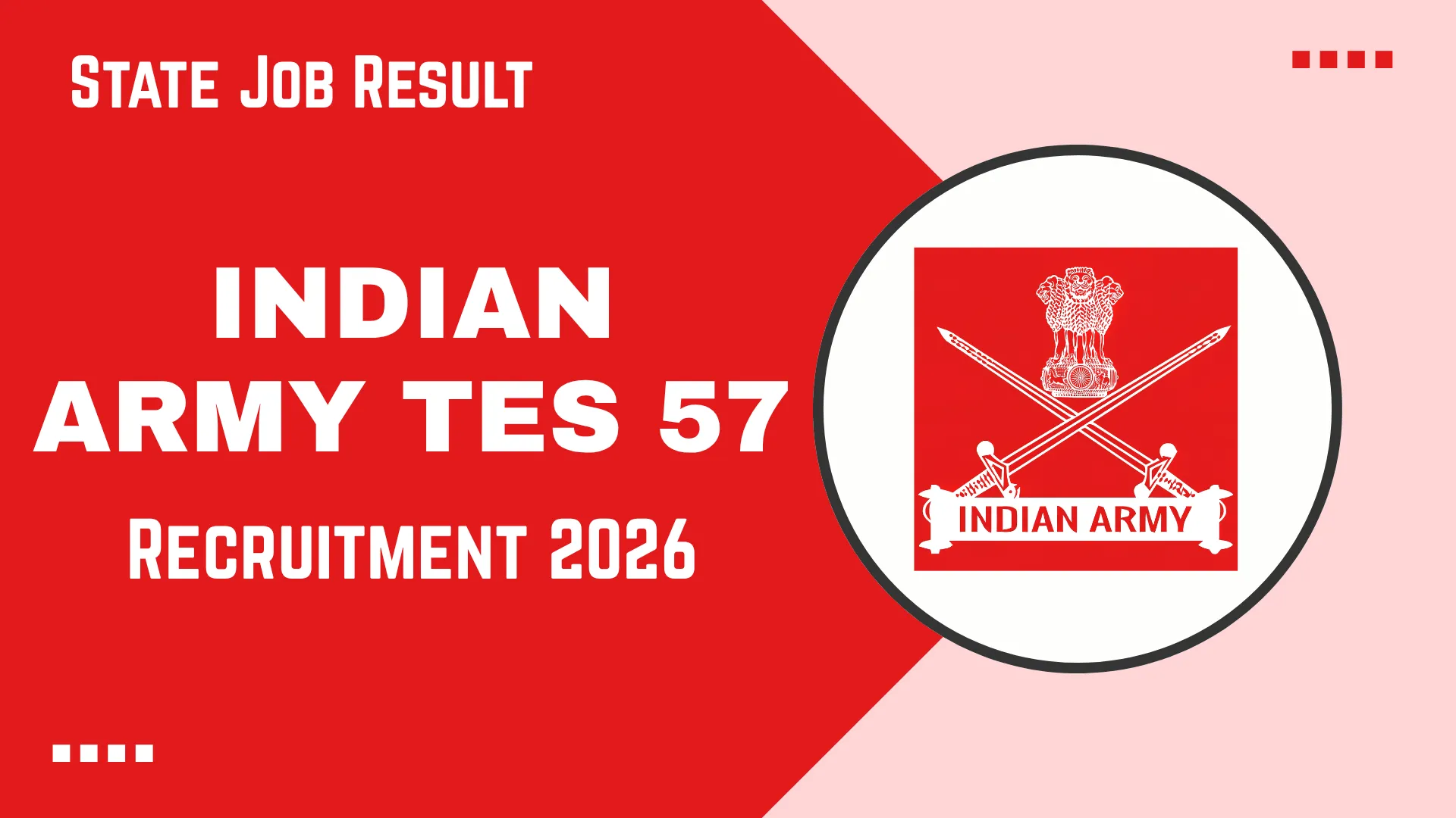 Indian Army TES 57 Recruitment 2026