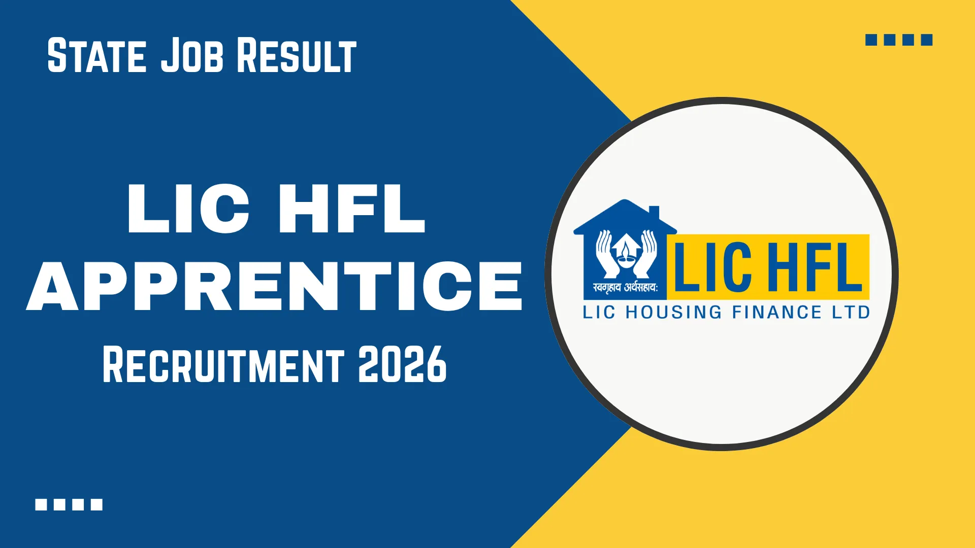 LIC HFL Apprentice Recruitment 2026