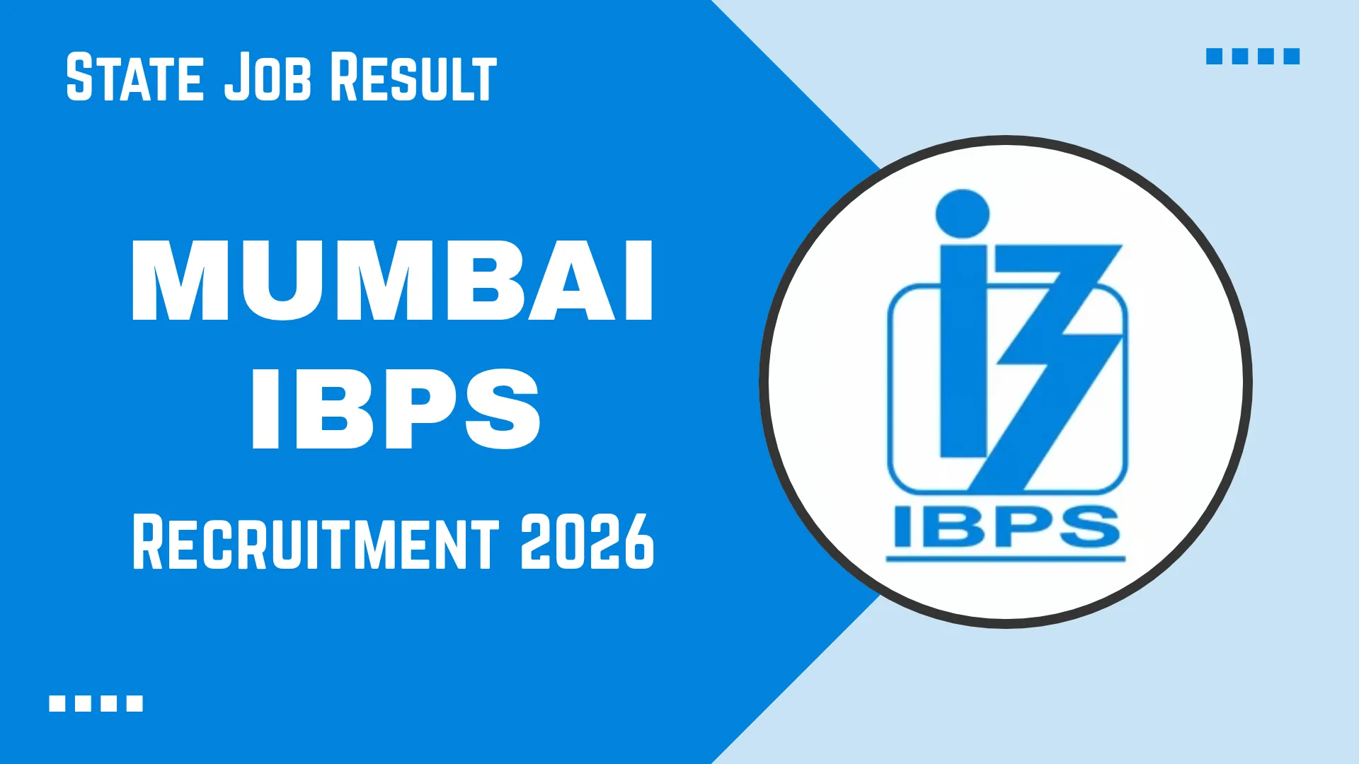 Mumbai IBPS Recruitment 2026