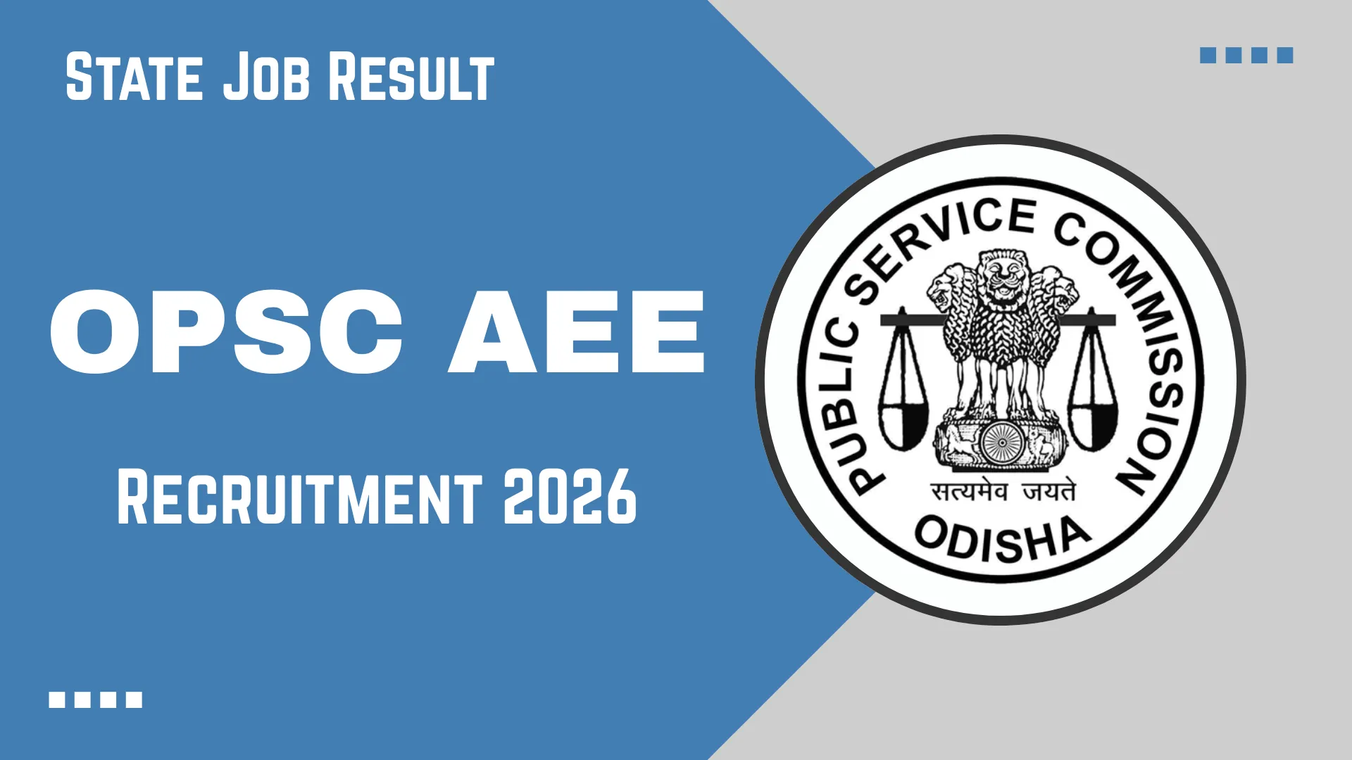 OPSC AEE Recruitment 2026